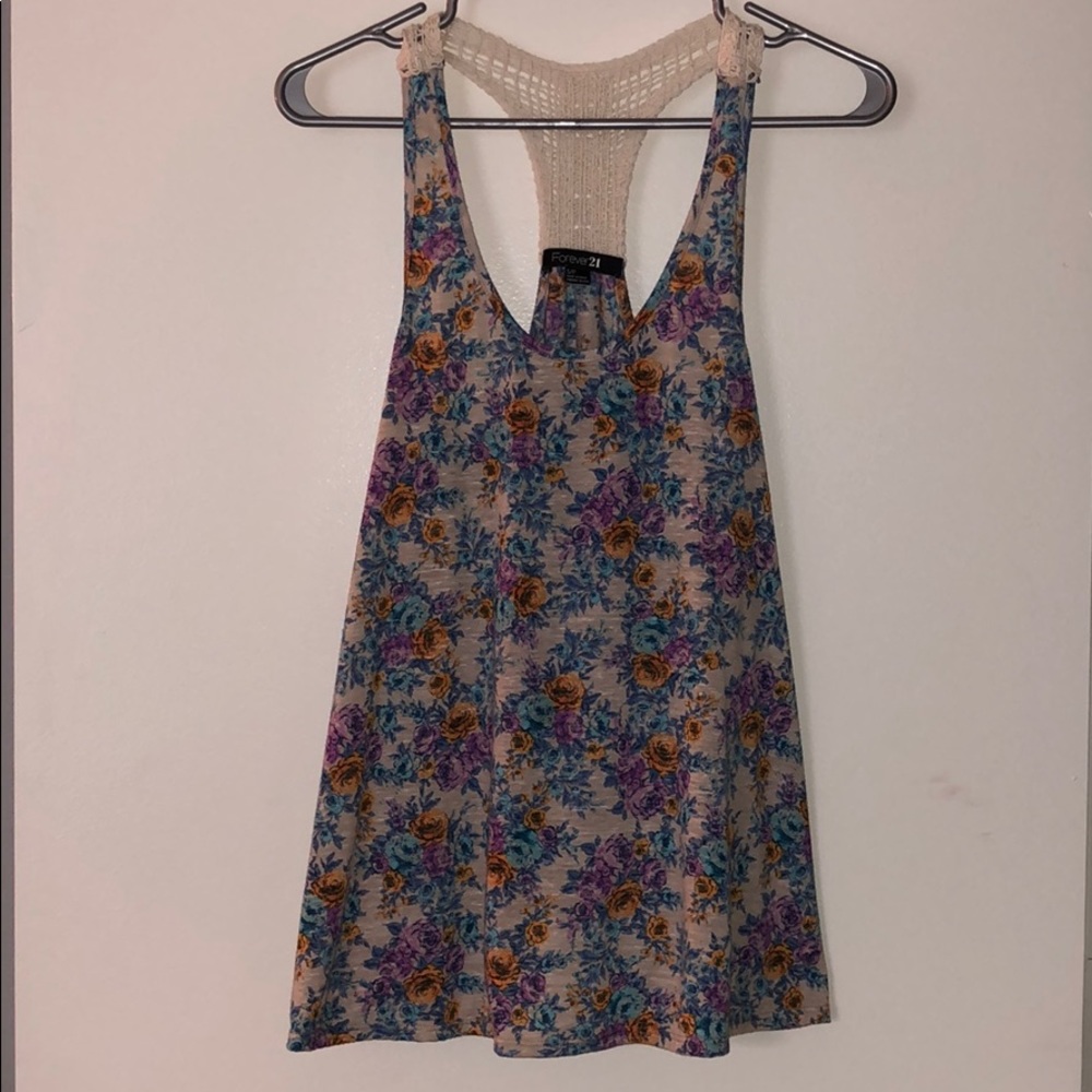 Forever 21 Floral Tank
